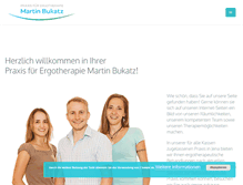 Tablet Screenshot of ergotherapie-bukatz.de